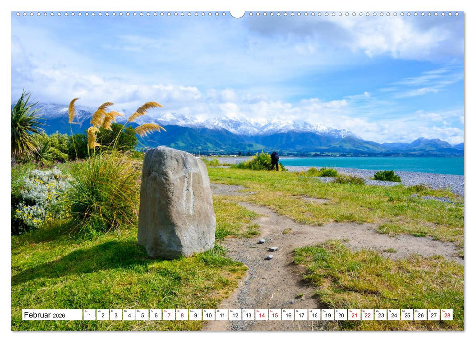 Neuseeland - Die schönsten Orte am anderen Ende der Welt (CALVENDO Premium Wandkalender 2026)