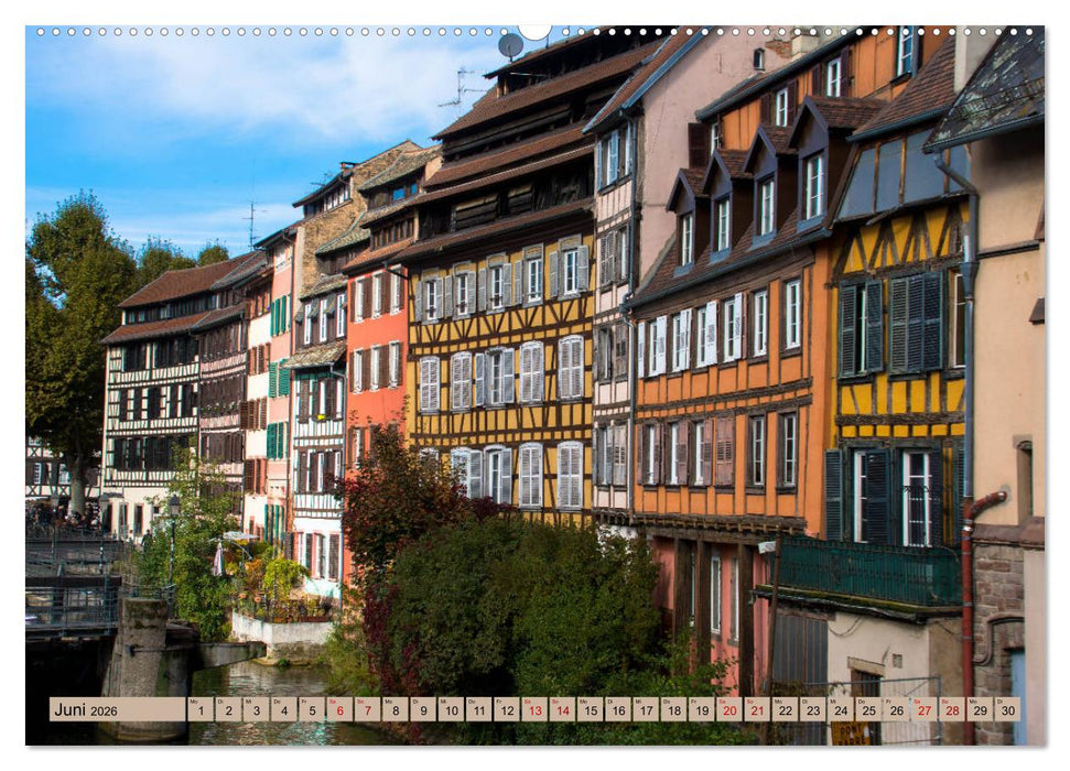Zauberhaftes Straßburg (CALVENDO Premium Wandkalender 2026)