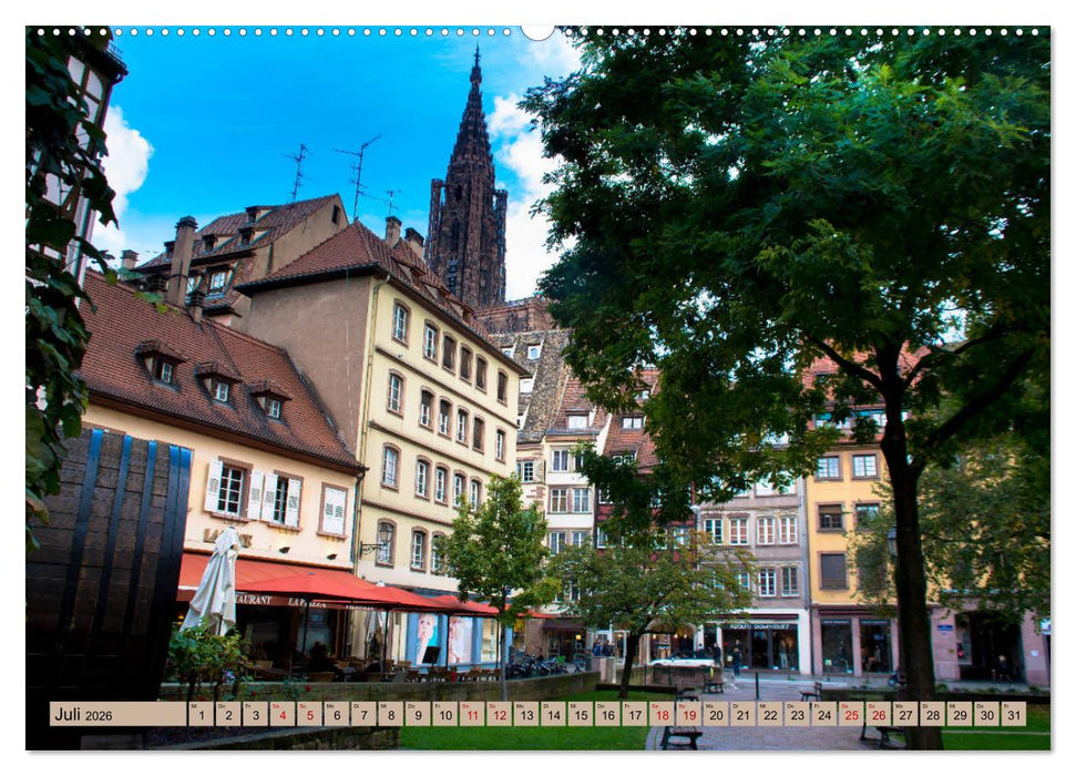 Zauberhaftes Straßburg (CALVENDO Premium Wandkalender 2026)