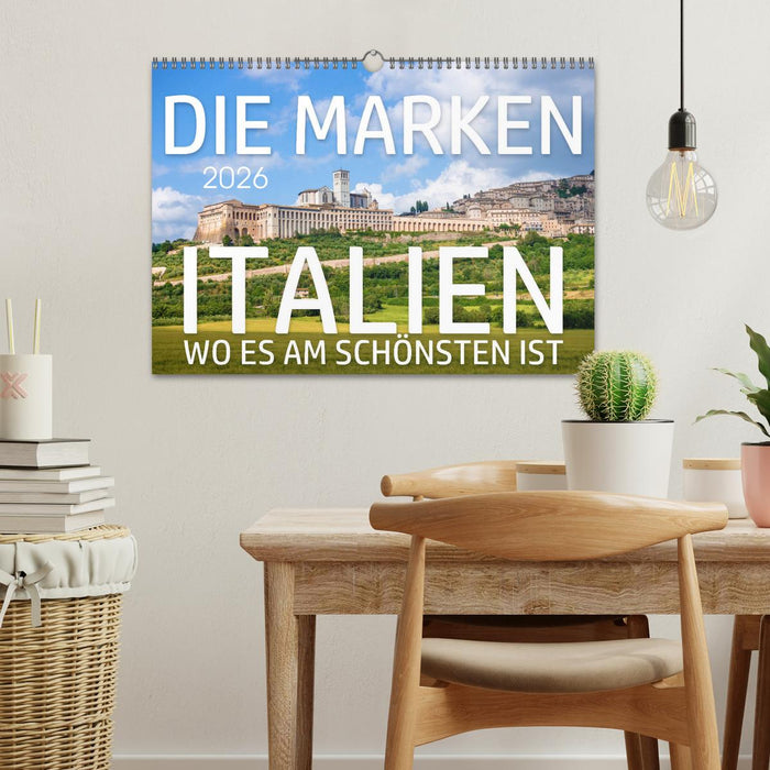 Die Marken - Italien wo es am schönsten ist (CALVENDO Wandkalender 2026)