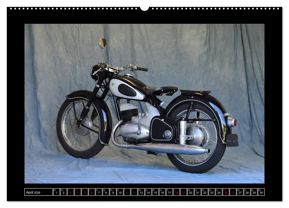 DKW RT 175 - Ein Motorrad der Auto Union (CALVENDO Premium Wandkalender 2026)