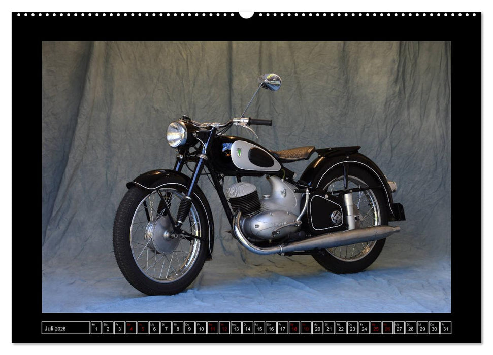 DKW RT 175 - Ein Motorrad der Auto Union (CALVENDO Premium Wandkalender 2026)