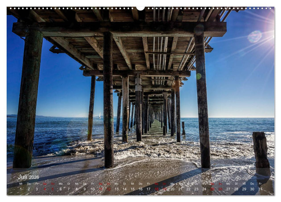 Traumstraße Kaliforniens - California Highway No.1 (CALVENDO Premium Wandkalender 2026)