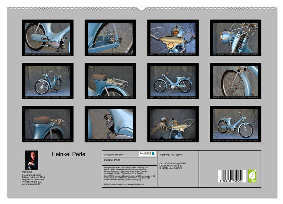 Heinkel Perle (CALVENDO Premium Wandkalender 2026)