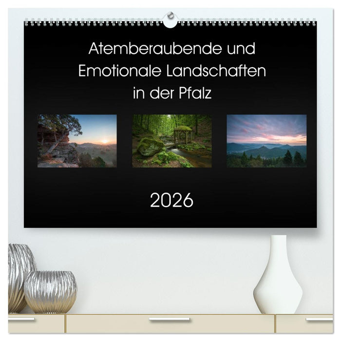 Atemberaubende und Emotionale Landschaften in der Pfalz (CALVENDO Premium Wandkalender 2026)