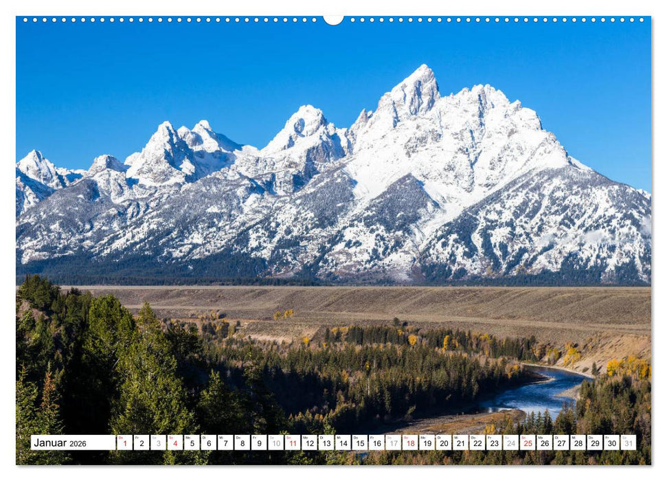 Grand Teton National Park (CALVENDO Premium Wandkalender 2026)