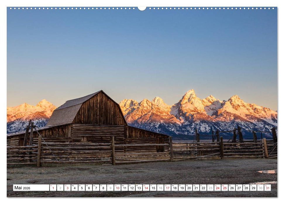 Grand Teton National Park (CALVENDO Premium Wandkalender 2026)