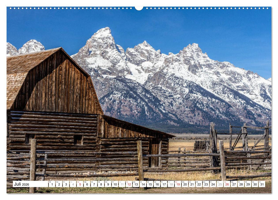 Grand Teton National Park (CALVENDO Premium Wandkalender 2026)