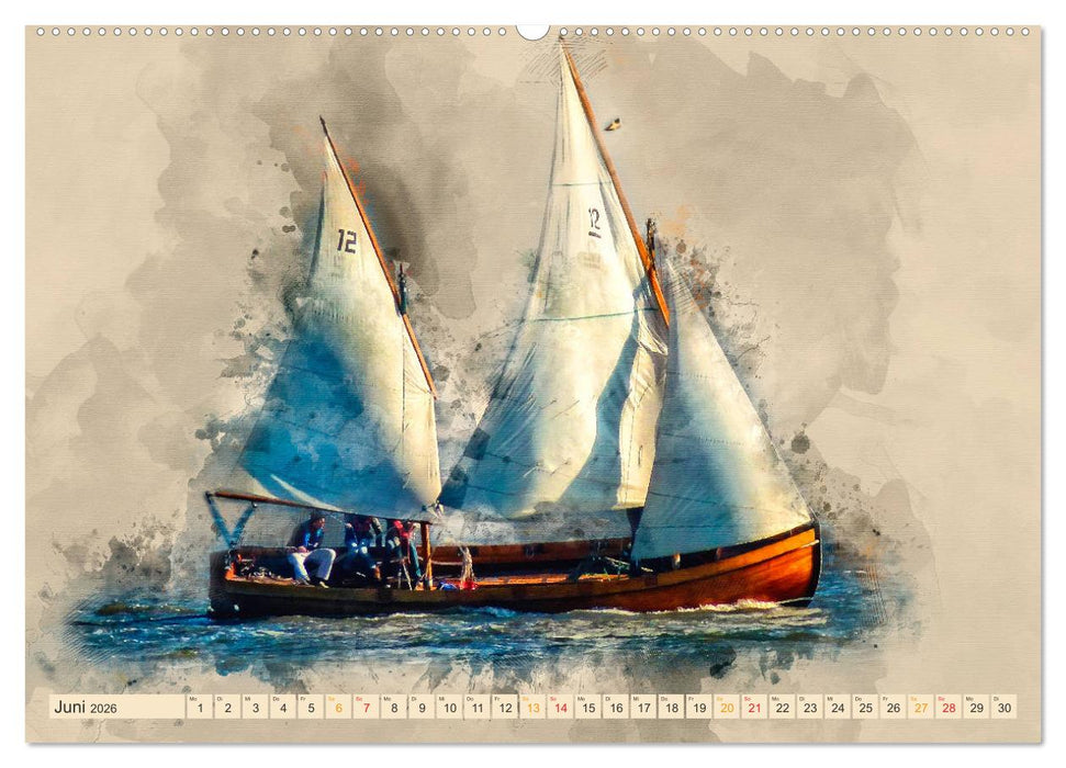 Ich liebe Segeln (CALVENDO Premium Wandkalender 2026)