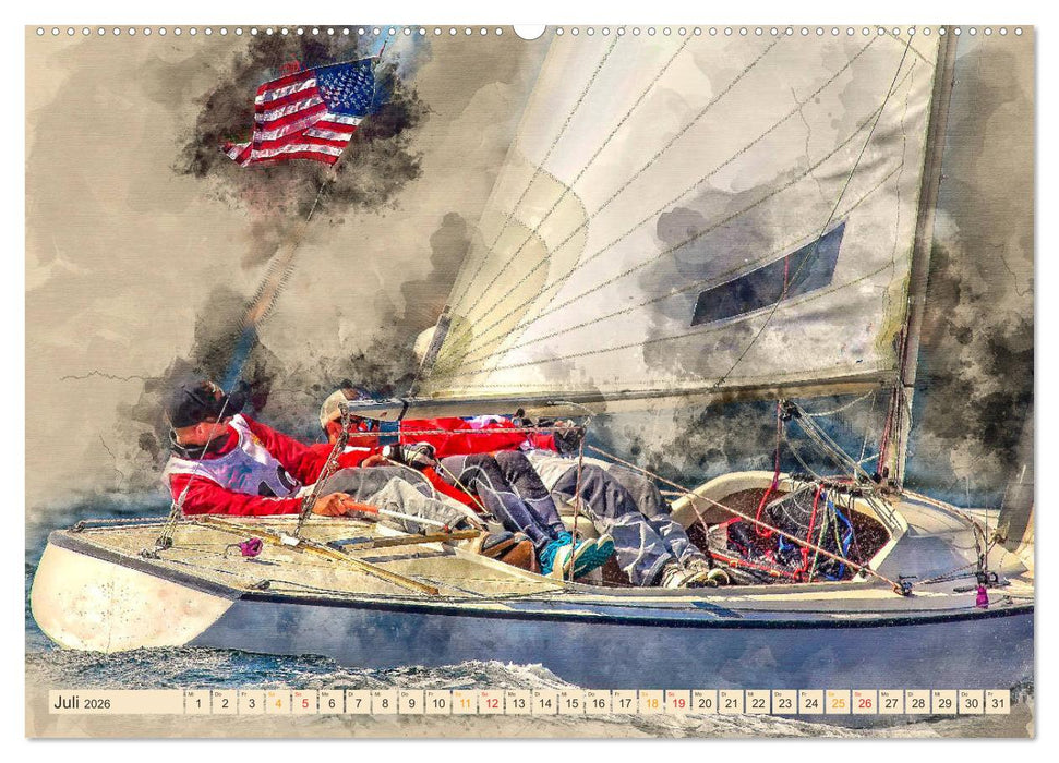 Ich liebe Segeln (CALVENDO Premium Wandkalender 2026)