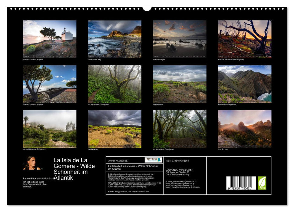 La Isla de La Gomera - Wilde Schönheit im Atlantik (CALVENDO Premium Wandkalender 2026)