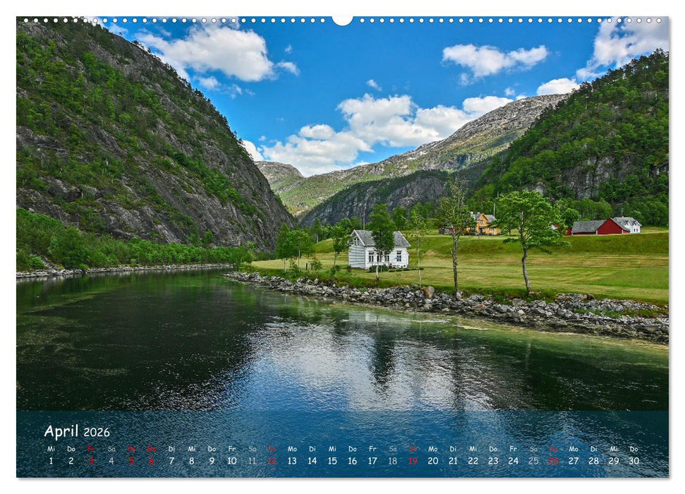 Skandinavien - Fjorde, Schären und Meer... (CALVENDO Premium Wandkalender 2026)