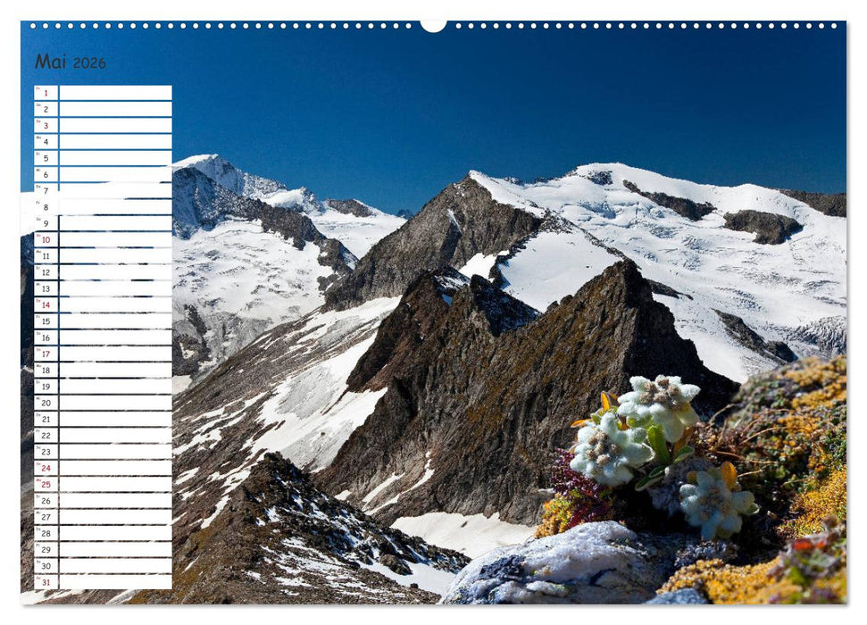 Der Großvenediger 3666m (CALVENDO Premium Wandkalender 2026)