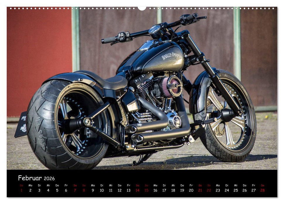 Best of Custom- and Showbikes Kalender (CALVENDO Premium Wandkalender 2026)