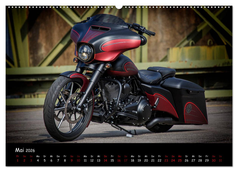 Best of Custom- and Showbikes Kalender (CALVENDO Premium Wandkalender 2026)