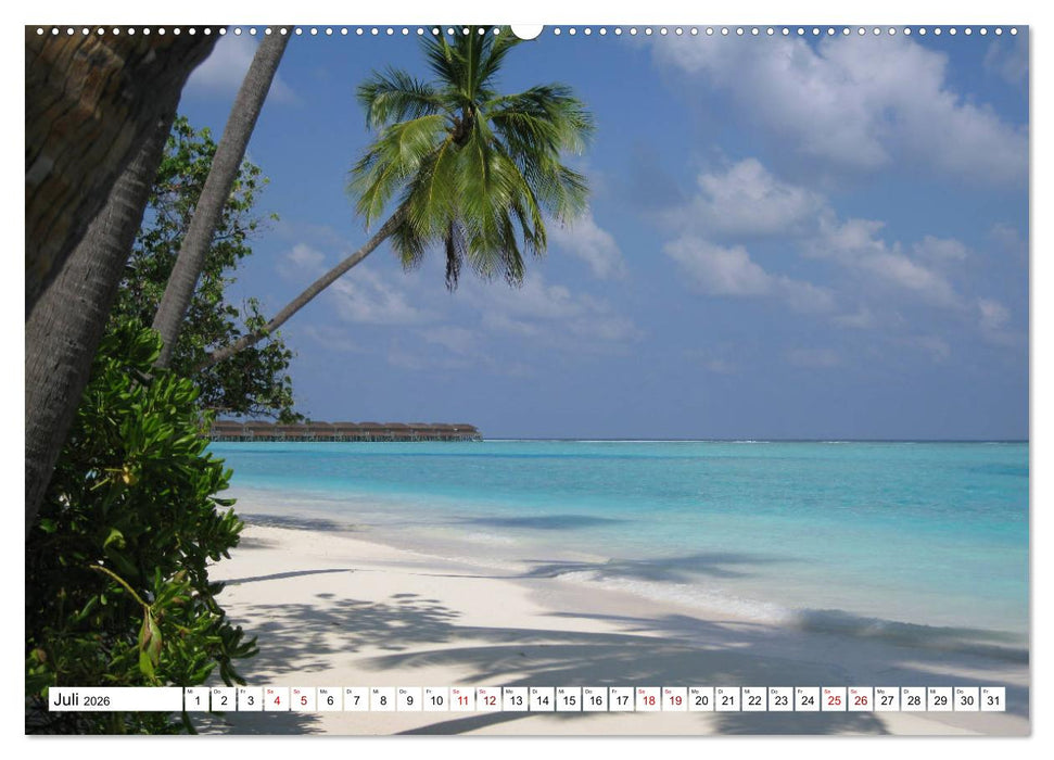 Traumstrände rund um den Indischen Ozean (CALVENDO Premium Wandkalender 2026)