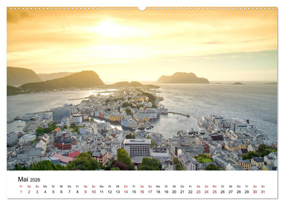 Hurtigruten - Bezaubernde Schönheit der norwegischen Küste (CALVENDO Premium Wandkalender 2026)