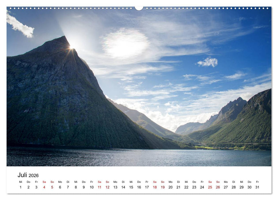 Hurtigruten - Bezaubernde Schönheit der norwegischen Küste (CALVENDO Premium Wandkalender 2026)