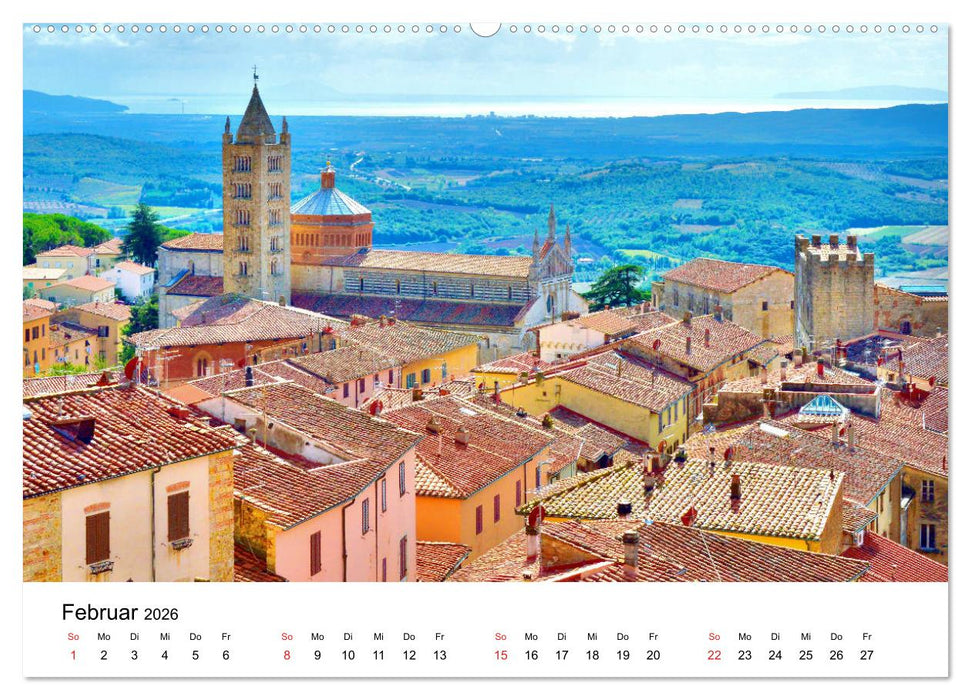 Toskana - Immer eine Reise wert (CALVENDO Wandkalender 2026)