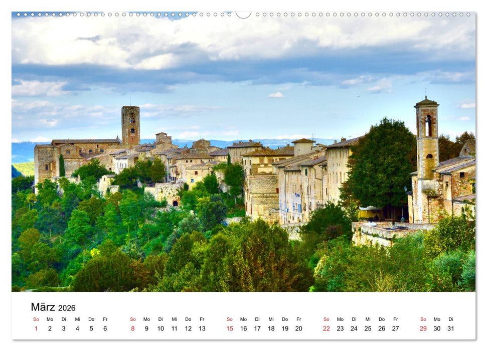 Toskana - Immer eine Reise wert (CALVENDO Wandkalender 2026)