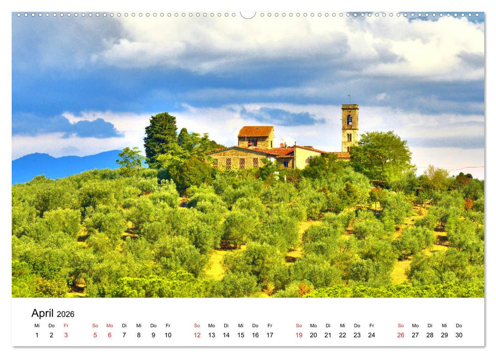 Toskana - Immer eine Reise wert (CALVENDO Wandkalender 2026)