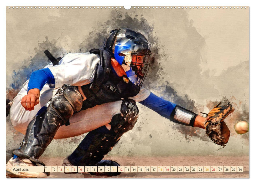 Ich liebe Baseball (CALVENDO Premium Wandkalender 2026)