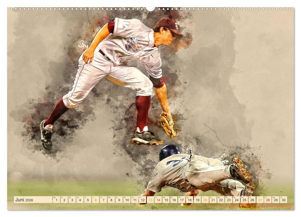 Ich liebe Baseball (CALVENDO Premium Wandkalender 2026)
