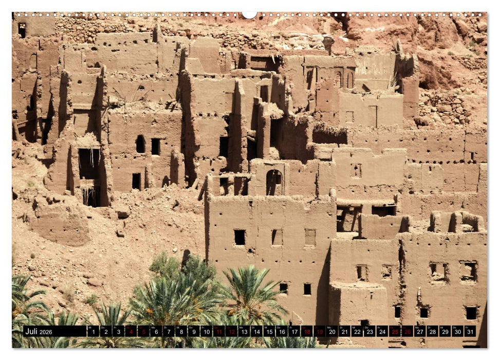 Marokko total (CALVENDO Premium Wandkalender 2026)