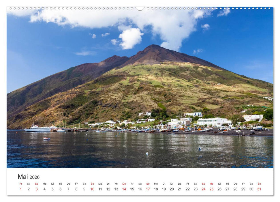 Liparische Inseln - Vulkane im Mittelmeer (CALVENDO Wandkalender 2026)