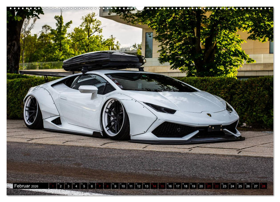 Tuning Cars (CALVENDO Premium Wandkalender 2026)