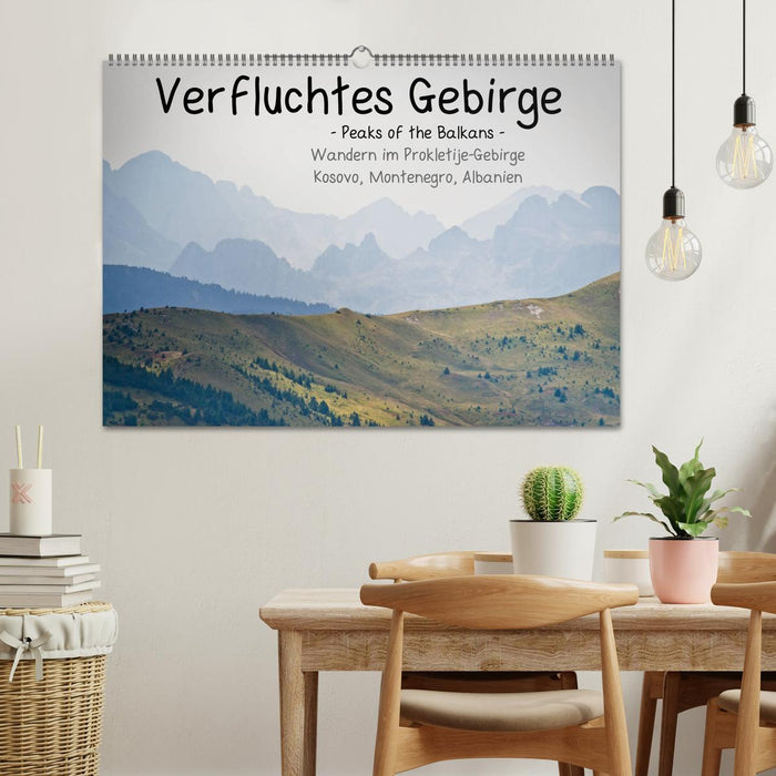 Verfluchtes Gebirge - Peaks of the Balkans - Wandern im Prokletije-Gebirge, Kosovo, Montenegro, Albanien (CALVENDO Wandkalender 2026)