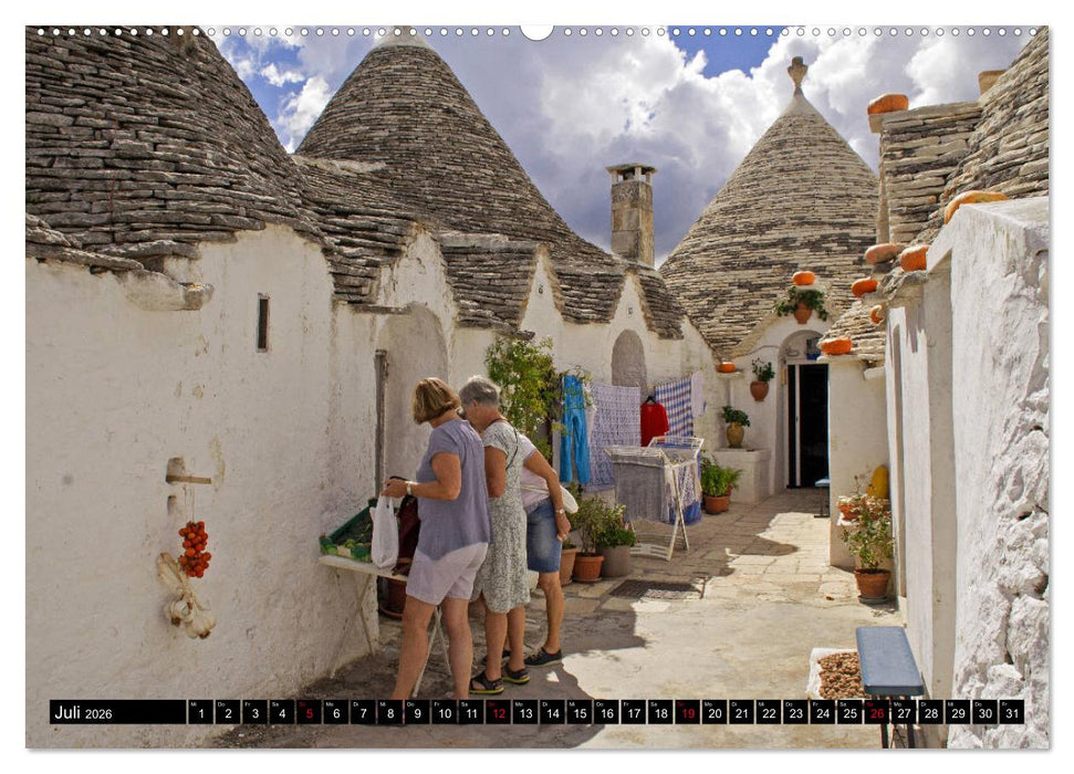 Apulien - Eine Rundreise (CALVENDO Premium Wandkalender 2026)