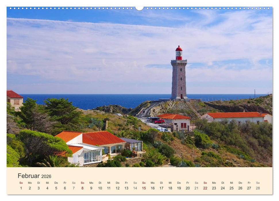 Cote Vermeille - Wo die Pyrenäen das Meer küssen (CALVENDO Premium Wandkalender 2026)