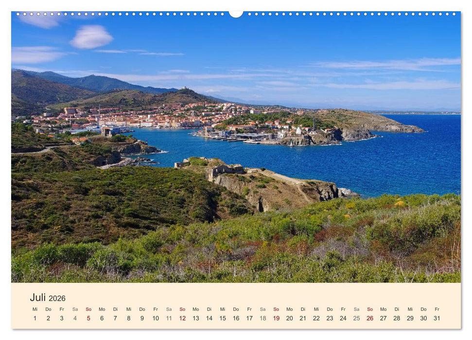 Cote Vermeille - Wo die Pyrenäen das Meer küssen (CALVENDO Premium Wandkalender 2026)