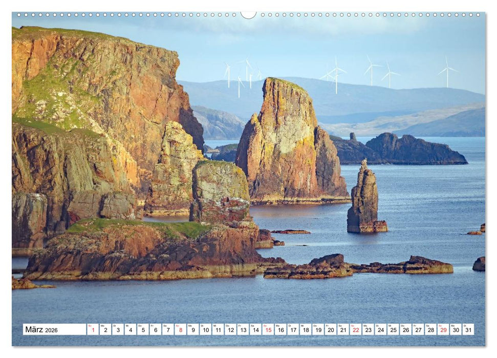 Schottland - Der Norden Großbritanniens (CALVENDO Premium Wandkalender 2026)