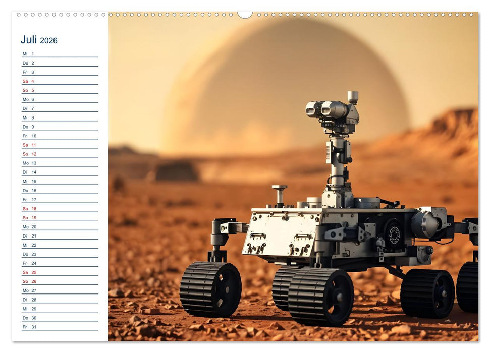 Roboter im Einsatz - Digitale Vernetzung und die Zukunft der Arbeit (CALVENDO Premium Wandkalender 2026)