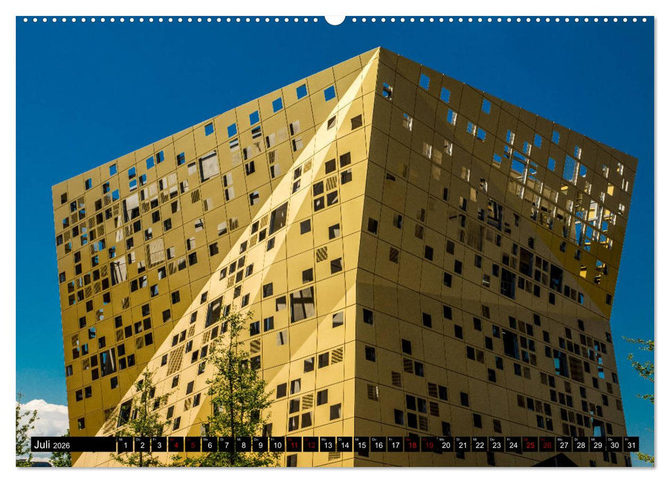 Architektur - Ansichten, Blickwinkel, Perspektiven (CALVENDO Premium Wandkalender 2026)