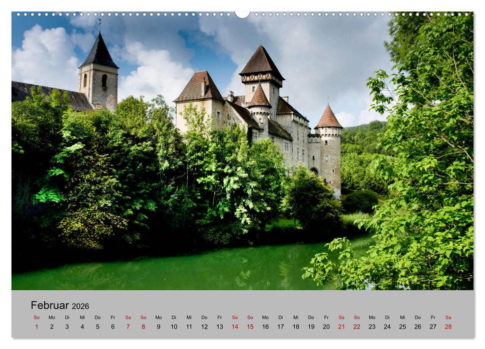 Zauberhaftes Franche Comté (CALVENDO Premium Wandkalender 2026)