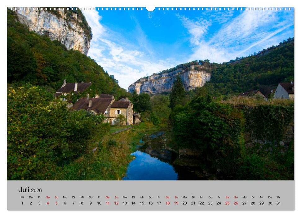 Zauberhaftes Franche Comté (CALVENDO Premium Wandkalender 2026)