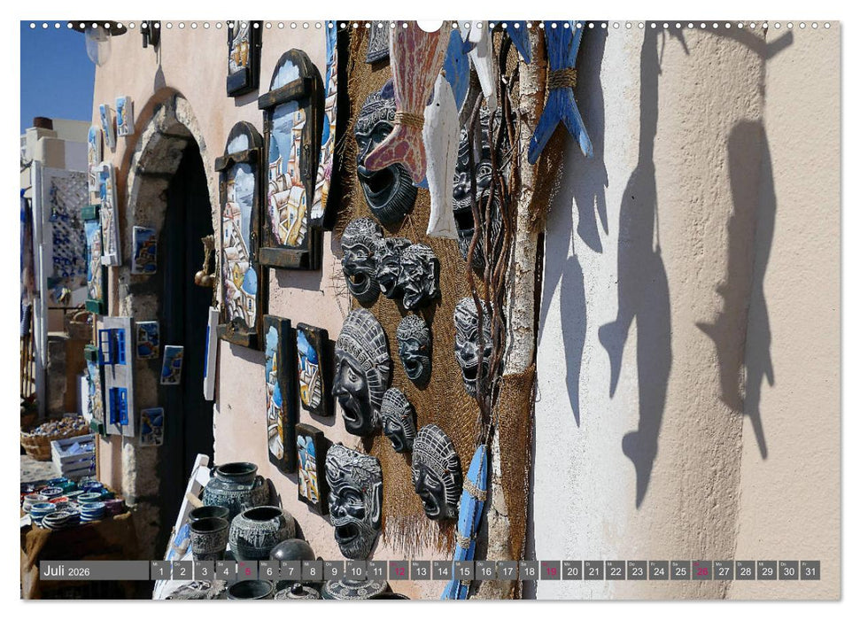 Santorini - Insel ewiger Liebe (CALVENDO Premium Wandkalender 2026)