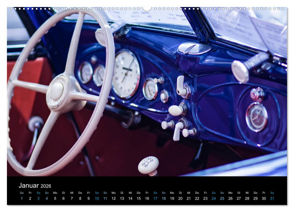 CLASSIC COCKPITS - Funktionale Kunstwerke aus einer anderen Zeit (CALVENDO Premium Wandkalender 2026)