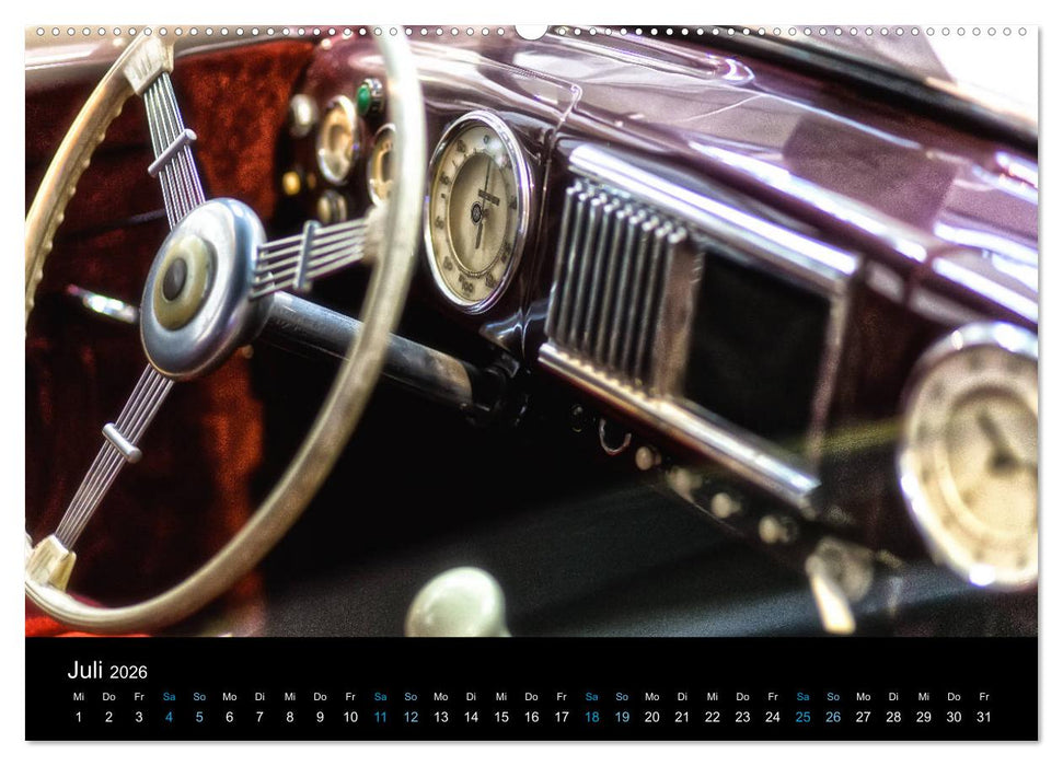CLASSIC COCKPITS - Funktionale Kunstwerke aus einer anderen Zeit (CALVENDO Premium Wandkalender 2026)