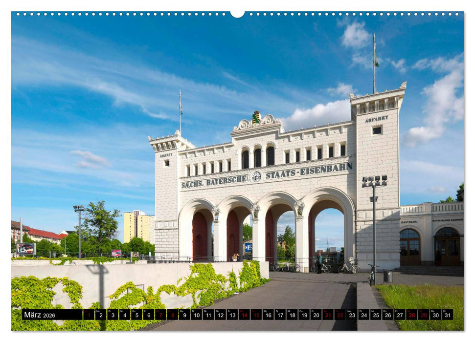 Leipzig Die Sachsenmetropole mit großer Vergangenheit (CALVENDO Wandkalender 2026)