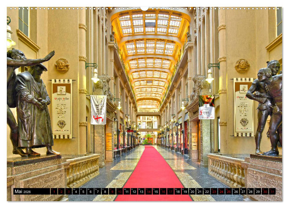 Leipzig Die Sachsenmetropole mit großer Vergangenheit (CALVENDO Wandkalender 2026)