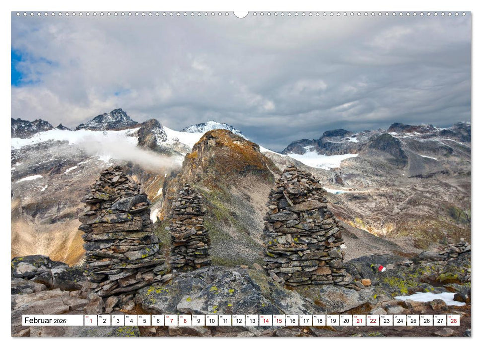 Kraftplätze in den Bergen (CALVENDO Premium Wandkalender 2026)