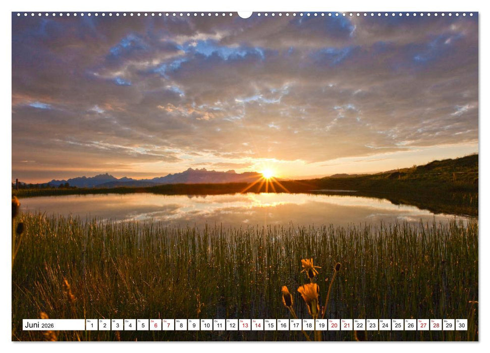 Kraftplätze in den Bergen (CALVENDO Premium Wandkalender 2026)