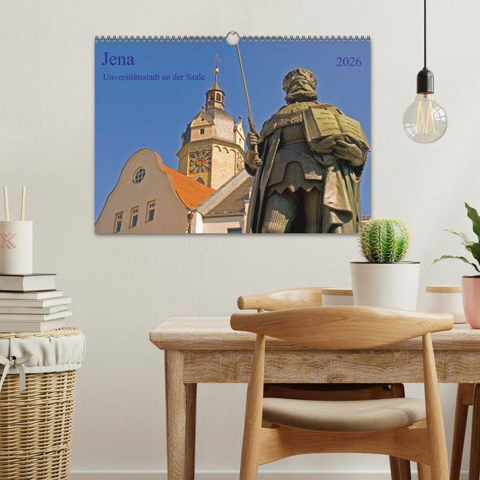 Jena Universitätstadt an der Saale (CALVENDO Wandkalender 2026)