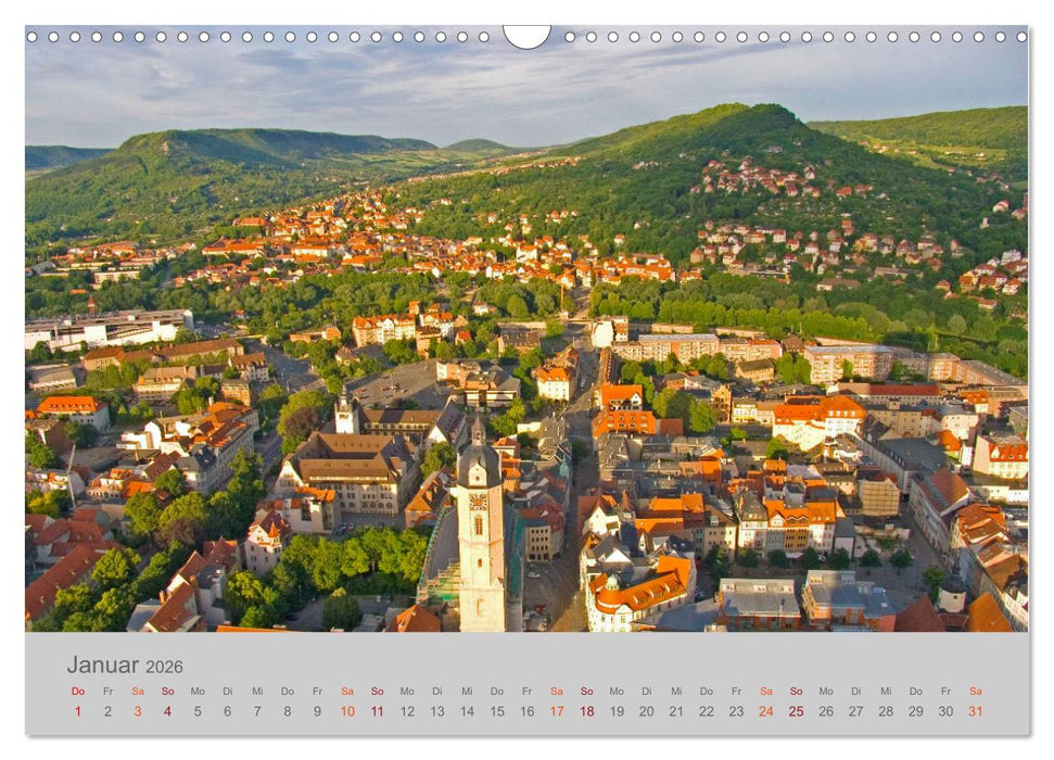 Jena Universitätstadt an der Saale (CALVENDO Wandkalender 2026)