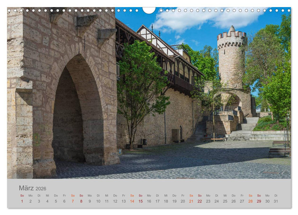 Jena Universitätstadt an der Saale (CALVENDO Wandkalender 2026)