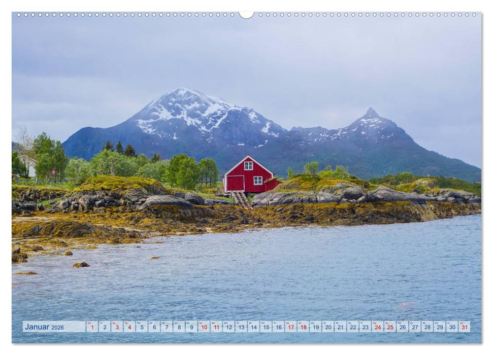 Die Lofoten - Eine Bilder-Reise (CALVENDO Premium Wandkalender 2026)